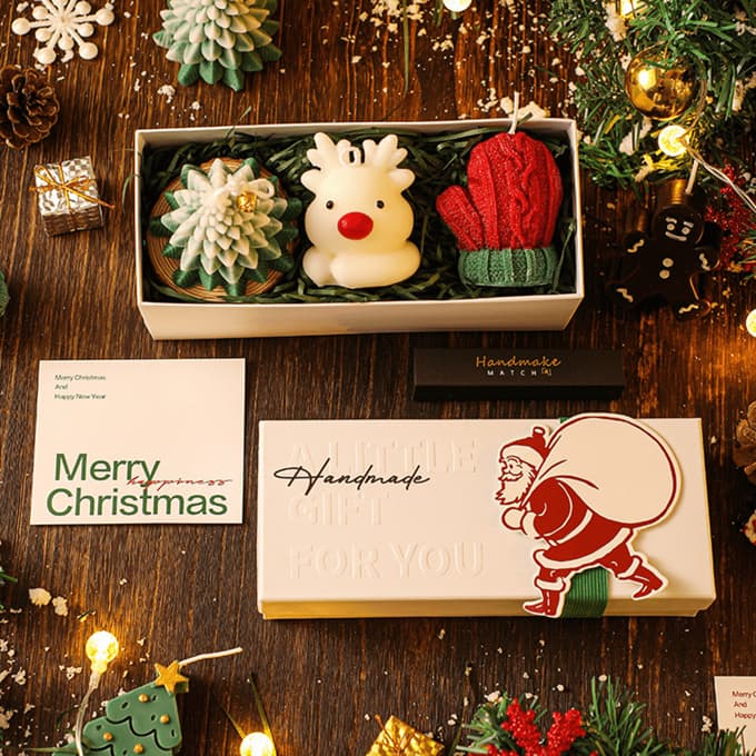 Set nến thơm Handmade giúp dễ ngủ ấm áp mùa Noel