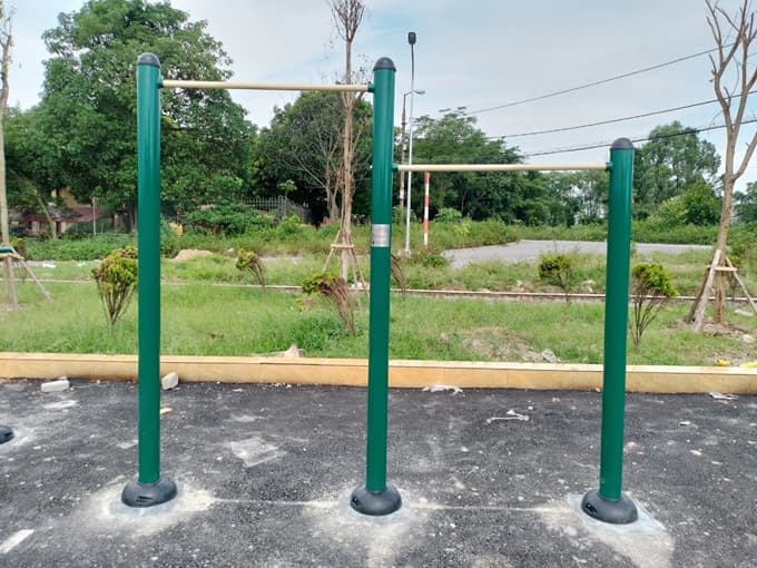 Cấu tạo xà đơn cố định tại công viên